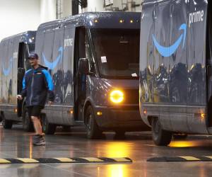 El gigante del comercio electrónico Amazon alcanzó un máximo histórico al superar los US$3 billones en capitalización bursátil. Foto de iStock