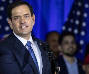 Marco Rubio, que habla perfecto español y es hijo de inmigrantes cubanos, se convirtió en el primer secretario de Estado hispano de la historia de Estados Unidos. Foto de EFE