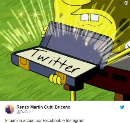 Usuarios se desahogan en memes por caída de WhatsApp, Instagram y Facebook