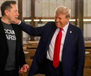 <i>Elon Musk y Donald Trump en uno de sus encuentros durante la campaña electoral. FOTO @realTrumpNewsX</i>