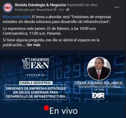 Las empresas estatales tienen potencial de emitir US$32.000 M para infraestructura en Centroamérica