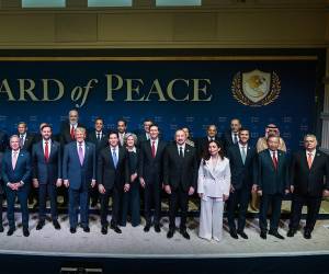 <i>El mandatario estadounidense anunció que su país aportará unos US$10.000 millones a la iniciativa, que creó inicialmente enfocado en resolver el conflicto en Gaza. Foto de cortesía</i>