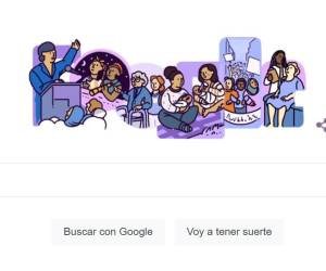 Google Doodle destaca la solidaridad en el Día Internacional de la Mujer