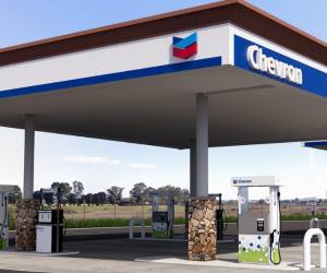 <i>La petrolera estadounidense Chevron se disparaba un 5 % en Wall Street. Foto de cortesía</i>