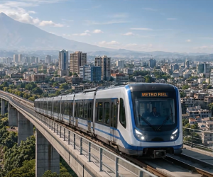 <i>El MetroRiel es uno de los trece proyectos de infraestructura priorizados por el Gobierno que preside Bernardo Arévalo de León para modernizar la conectividad en la región metropolitana. Foto de cortesía</i>