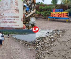 La temporada de lluvia usualmente viene acompañada de una tremenda cantidad de basura arrastrada por el río Motagua de Guatemala que llega a las costas de Omoa y Puerto Cortés.