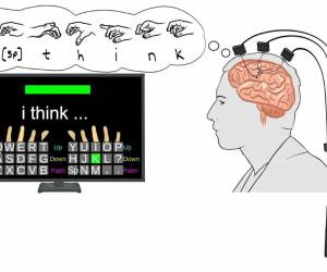 <i>El estudio, liderado por investigadores del Instituto de Neurociencia del Mass General Brigham y la Universidad de Brown describe una neuroprótesis de escritura con interfaz cerebro-computadora (iBCI, por sus siglas en inglés) que se encuentra en fase de investigación y que puede restaurar la comunicación con rapidez y precisión. Fotografía facilitada por Mass General Brigham</i>