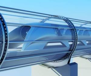 67172704 - monorail futuristic train in a tunnel. 3d rendering