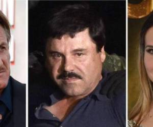 Sean Penn, Chapo Guzmán y Kate del Castillo, una trilogía con relaciones no del todo claras. (Foto: Archivo)