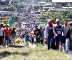 Nueva caravana de migrantes sale del sur de México hacia EEUU