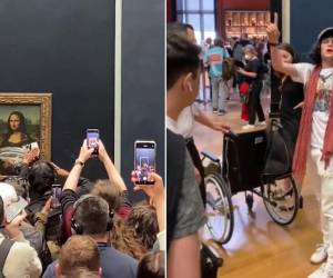 VIDEO: Hombre lanza pastel a la Mona Lisa
