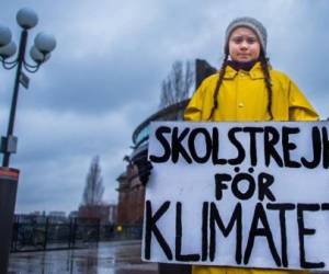 (FILES) In this file photo taken on December 11, 2019, Swedish climate activist Greta Thunberg gives a speech during a high-level event on climate emergency hosted by the Chilean presidency during the UN Climate Change Conference COP25 at the 'IFEMA - Feria de Madrid' exhibition centre, in Madrid. - The 2019 climate summit in Madrid did not collapse but, by almost any measure, it failed. Five years after the fragile UN process yielded the world's first universal climate treaty, COP25 was billed as a mopping-up session to finish guidelines for carbon markets and thus complete the Paris Agreement rulebook. (Photo by CRISTINA QUICLER / AFP)