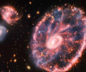 El telescopio James Webb revela una nueva imagen de la Galaxia Rueda de Carro