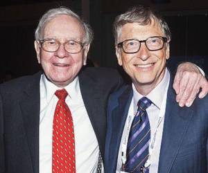 En fotos... Gates y Warren Buffett son amigos que saben divertirse