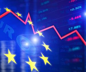 Eurozona cae en recesión técnica tras contraerse dos trimestres seguidos