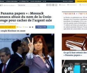 La Cruz Roja resultó accionista de empresas que controlan el botín desviado por el clan Kirchner. (Imagen de Le Monde)