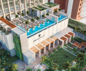 <i>El primer hotel de El Salvador de 5 estrellas de categoría mundial abrirá en 2028. Foto de cortesía</i>