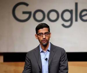 <i>Sundar Pichai anunció un mayor gasto de capital en 2026 para cumplir con la demanda de los clientes. Foto de EFE</i>