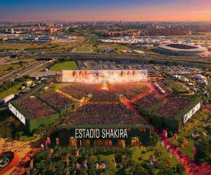 Más que un recinto musical, el proyecto funciona como una ciudad efímera donde conviven gastronomía, arte, moda y programación cultural. (Foto: AD.es / Biarke Ingels Group)