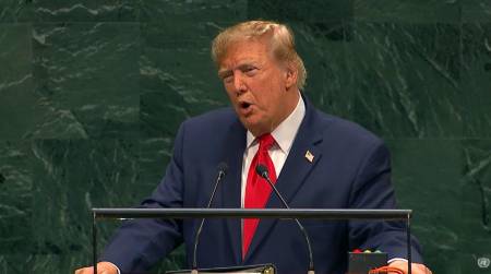 <i>Trump rechazó tajantemente cualquier esquema globalista que intente regular o controlar su desarrollo. Foto de cortesía</i>