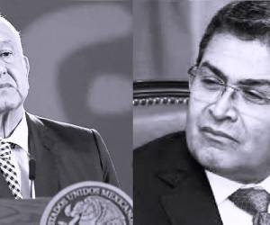 <i>Andrés Manual López Obrador podría estar en apuros ante declaraciones que podría hacer el expresidente de Honduras ante la Justicia de EEUU. (Fotos: Collage E&amp;N)</i>