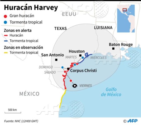 El huracán 'Harvey' provoca alza en combustibles en EE.UU.