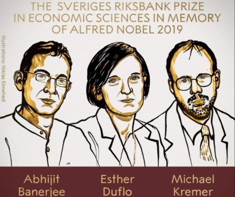 Nobel de Economía 2019 para tres estadounidenses por sus trabajos sobre la pobreza