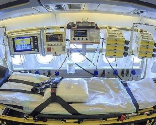Alemania pone en operación avión UCI para trasladar pacientes con coronavirus
