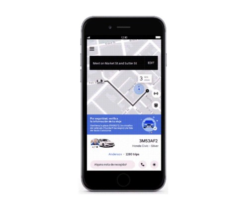 Uber enviará notificaciones a usuarios para recordarles que verifiquen los datos de sus viajes