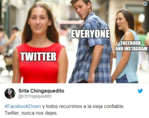 Usuarios se desahogan en memes por caída de WhatsApp, Instagram y Facebook