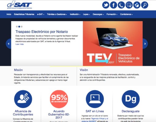Guatemala: Hackers atacan sitio web de la SAT; afecta pagos tributarios