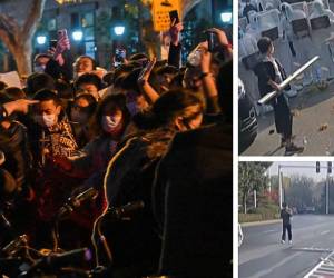 Cientos de personas se manifestaron el domingo en Pekín, Shanghái y en otras ciudades de <b>China</b>, donde la indignación crece contra la política draconiana de “cero covid” impuesta por las autoridades desde hace casi tres años.