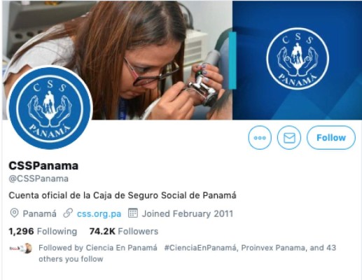 Panamá: Caja de Seguro Social recupera cuenta de Twitter tras suplantación