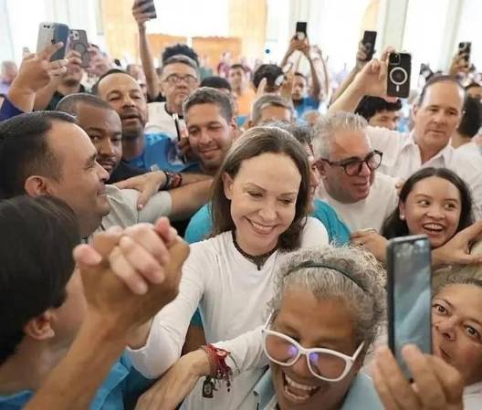 <i>Con la presencia de María Corina Machado en territorio venezolano comenzará un nuevo cliclo en ese país, donde las elecciones libres siguen siendo un promesa, por ahora, incumplida. (Foto: EFE)</i>