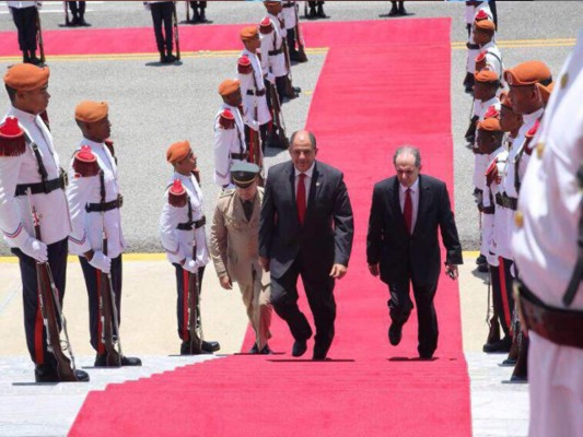 Gira de Luis Guillermo Solís, presidente electo de Costa Rica, por Centroamérica y el Caribe.