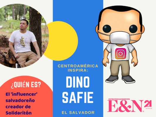 Dino Safie, el influencer salvadoreño con corazón solidario