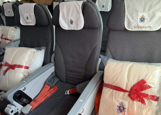 JMJ: Avianca transporta al papa Francisco de regreso al Vaticano