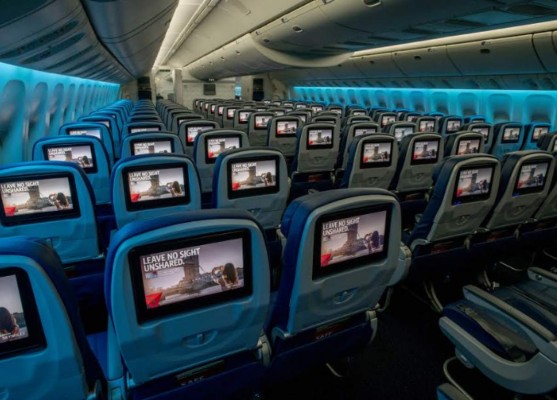 Privacidad y más comodidad en el nuevo avión 777 de Delta