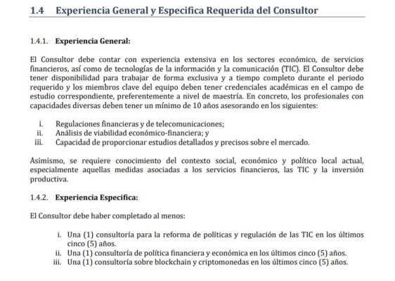 BCIE busca consultora que 'ayude en la implementación del Bitcoin en El Salvador'