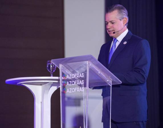 <i>“La competitividad al 2030 se define hoy”, señaló </i><i><b>Ronald Lachner, presidente de AZOFRAS</b></i><i>. (Foto: Cortesia)</i>