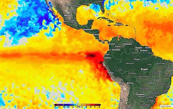 Ecuador está en alerta amarilla por los efectos del fenómeno El Niño