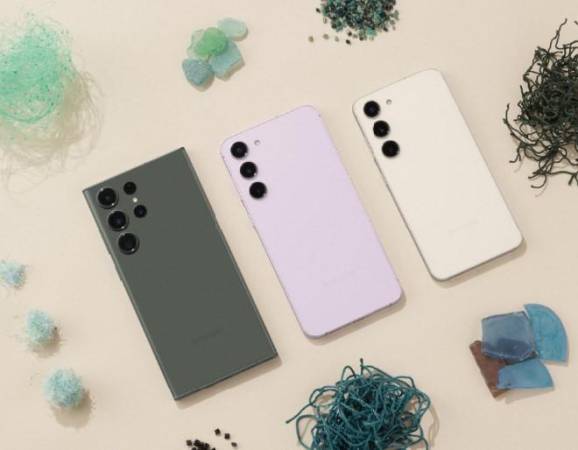 <i>La serie Galaxy S23 promete evitar que más de 15 toneladas de redes de pesca lleguen a los océanos del mundo a finales de 2023.</i>