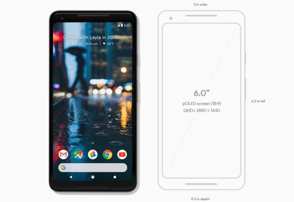 Pixel 2: los smartphones con inteligencia artificial de Google