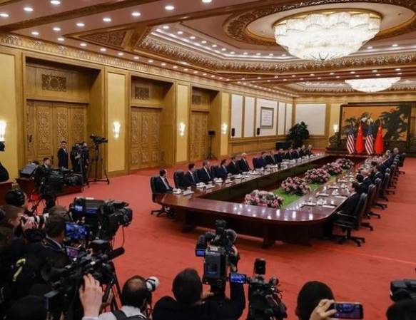 En el inicio de la Cumbre, China aseguró que sus aspiraciones de rejuvenecimiento son compatibles con el proyecto de hacer Estados Unidos grande de nuevo. (Foto: EFE)