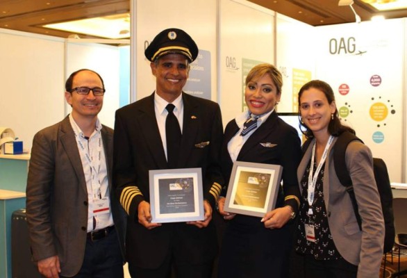 Copa recibe el premio como segunda aerolínea más puntual del mundo
