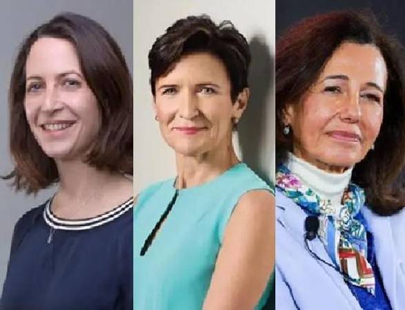 De izquierda a derecha: Anasofía Sánchez Juárez (Waze); Jane Fraser (Citigroup) y Ana Cristina Botín (Santander). Fotos: Archivo