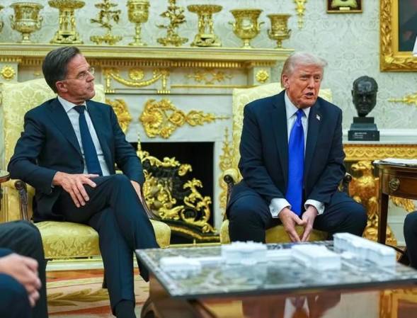 Mark Rutte defenderá ante el Presidente de los Estados Unidos la posición de sus aliados ante la guerra en Medio Oriente. (Foto:EFE)