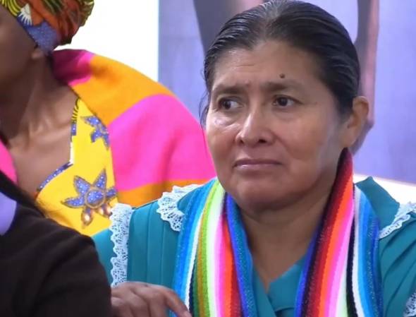 <i>La jornada se celebró en el marco 'Día Internacional de la Mujer Indígena', que se conmemoró el 5 de septiembre. FOTO CAPTURA VIDEO EFE</i>