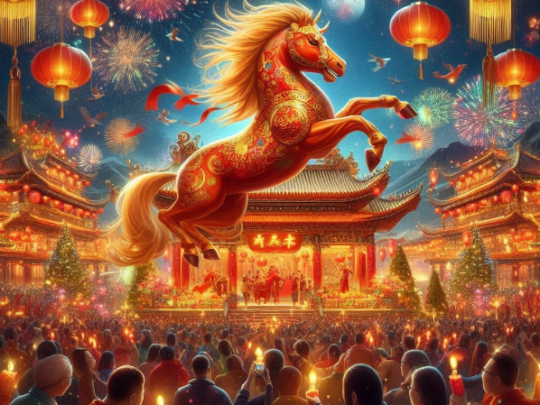 <i>En síntesis, el Año del Caballo de Fuego invita al movimiento, la renovación y la audacia. (Foto: IA Microsoft Designer)</i>