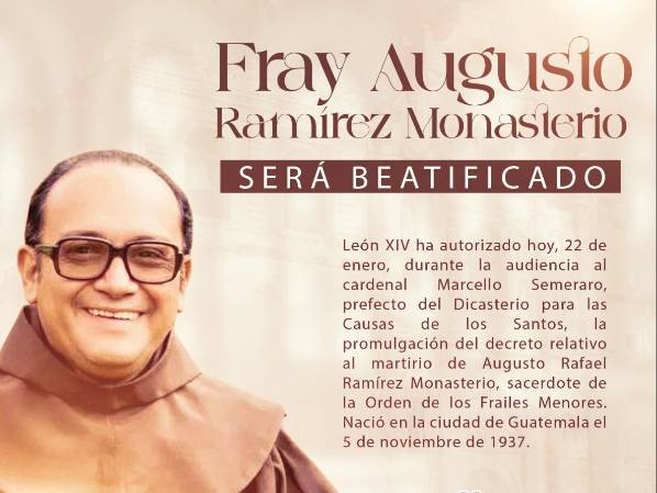 Guatemala: autorizan beatificación del fraile Rafael Ramírez Monasterio